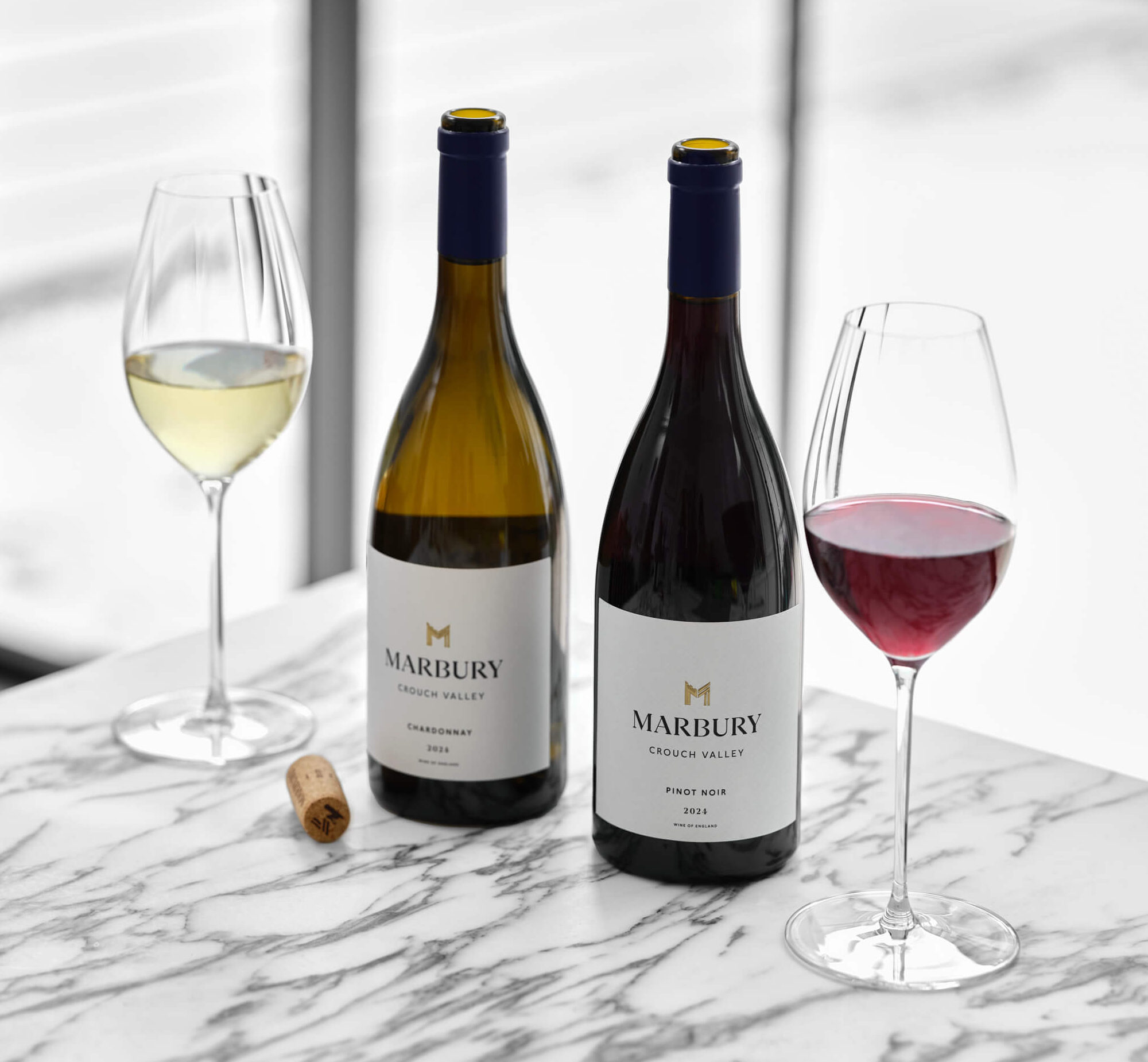 Marbury chardonnay and pinot noir